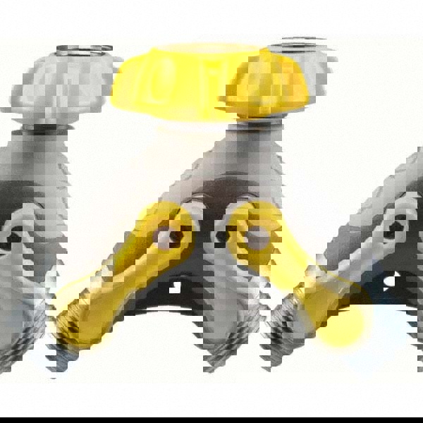 Garden Hose Shut-Off Valve: Female & Male, 3/4