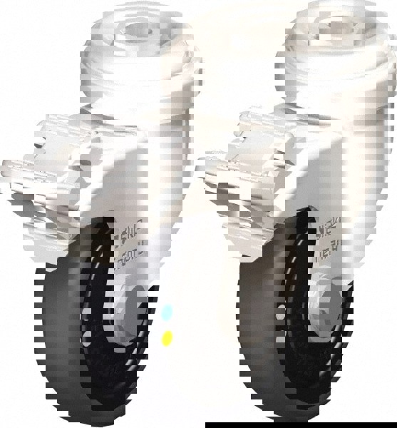 Hollow Kingpin Caster: Swivel, 2