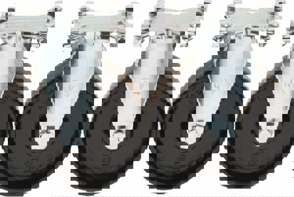 Rigid Top Plate Caster: Polypropylene, 5