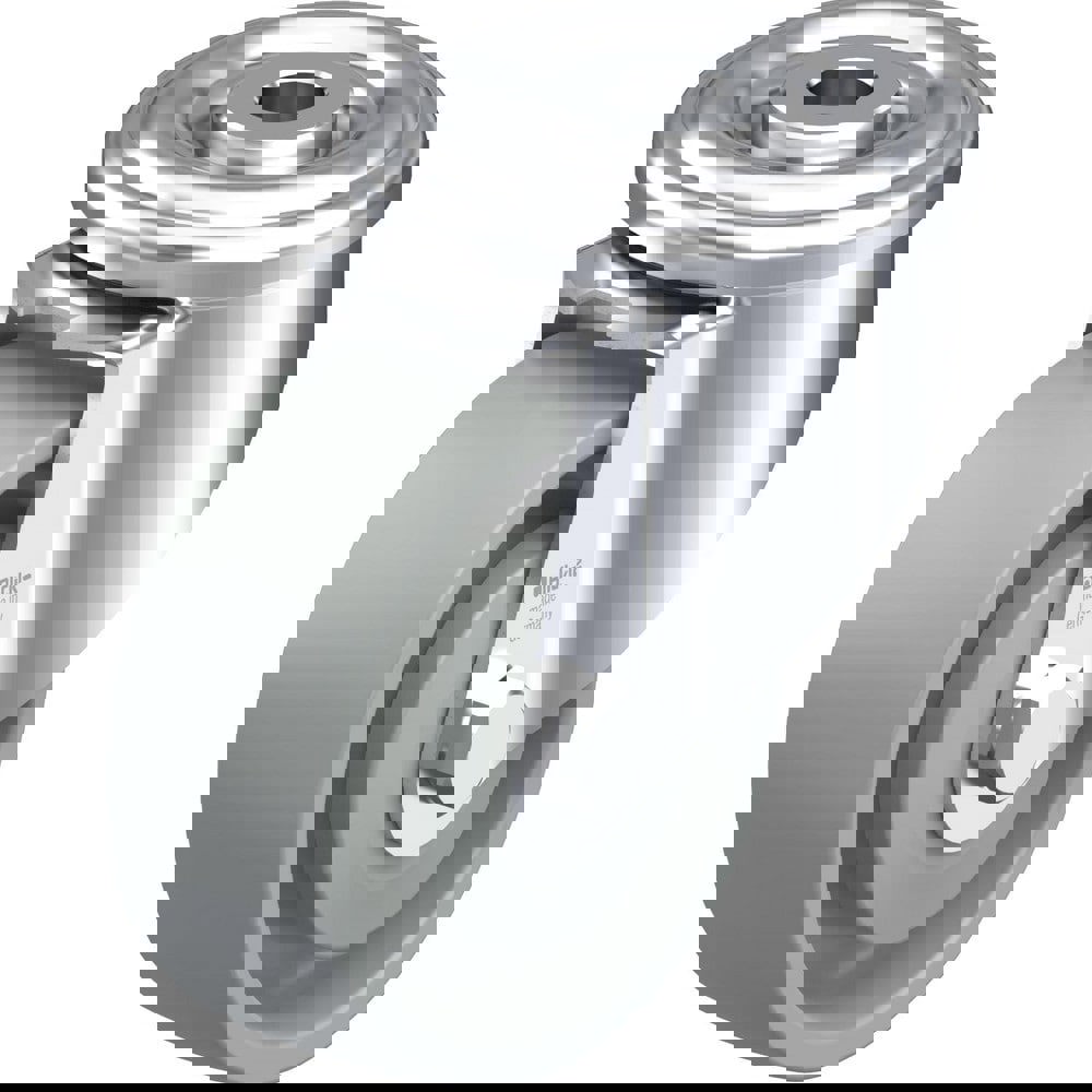 Standard Casters; Mount: Hollow Kingpin ; Caster Type: Swivel ; Bearing Type: Precision Ball ; Style: Double Ball ; Wheel Diameter (Inch): 8 ; Wheel Width (Inch): 2
