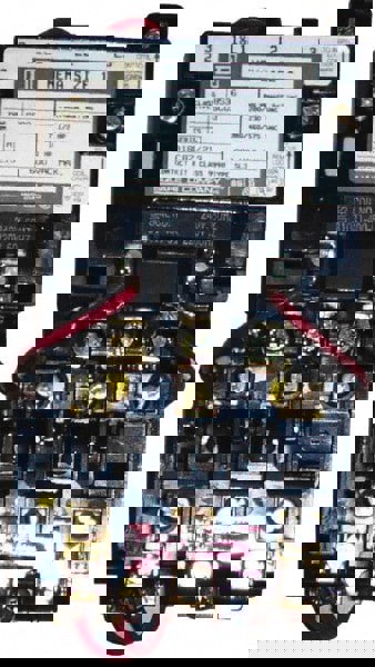 440 Coil VAC at 50 Hz, 480 Coil VAC at 60 Hz, 27 Amp, NEMA Size 1, Nonreversible Open Enclosure NEMA Motor Starter