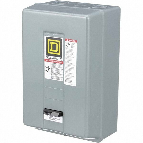 110 Coil VAC at 50 Hz, 120 Coil VAC at 60 Hz, 45 Amp, NEMA Size 2, Nonreversible Enclosed Enclosure NEMA Motor Starter
