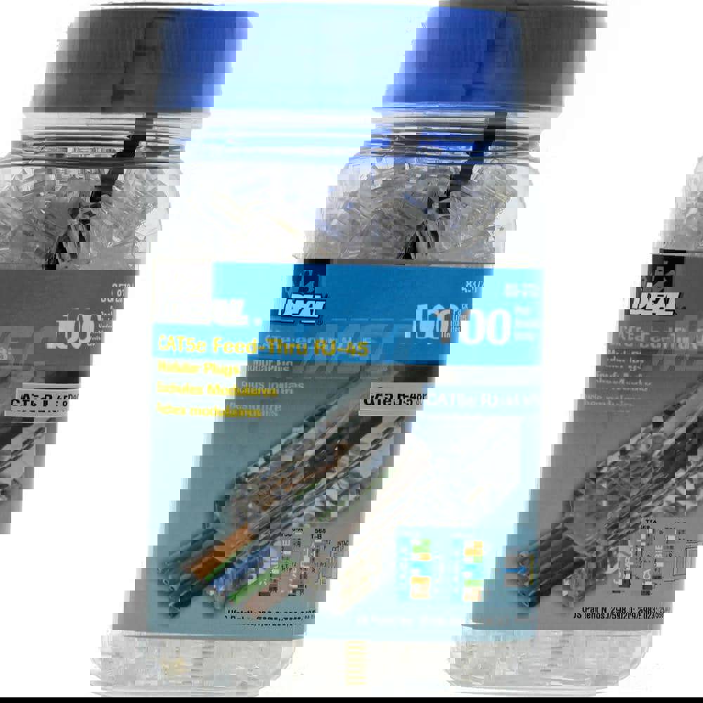 Modular Connectors; Connector Type: RJ45 ; Data Rating: Cat5e ; Number of Positions: 8 ; Number of Contacts: 8 ; UNSPSC Code: 39121400