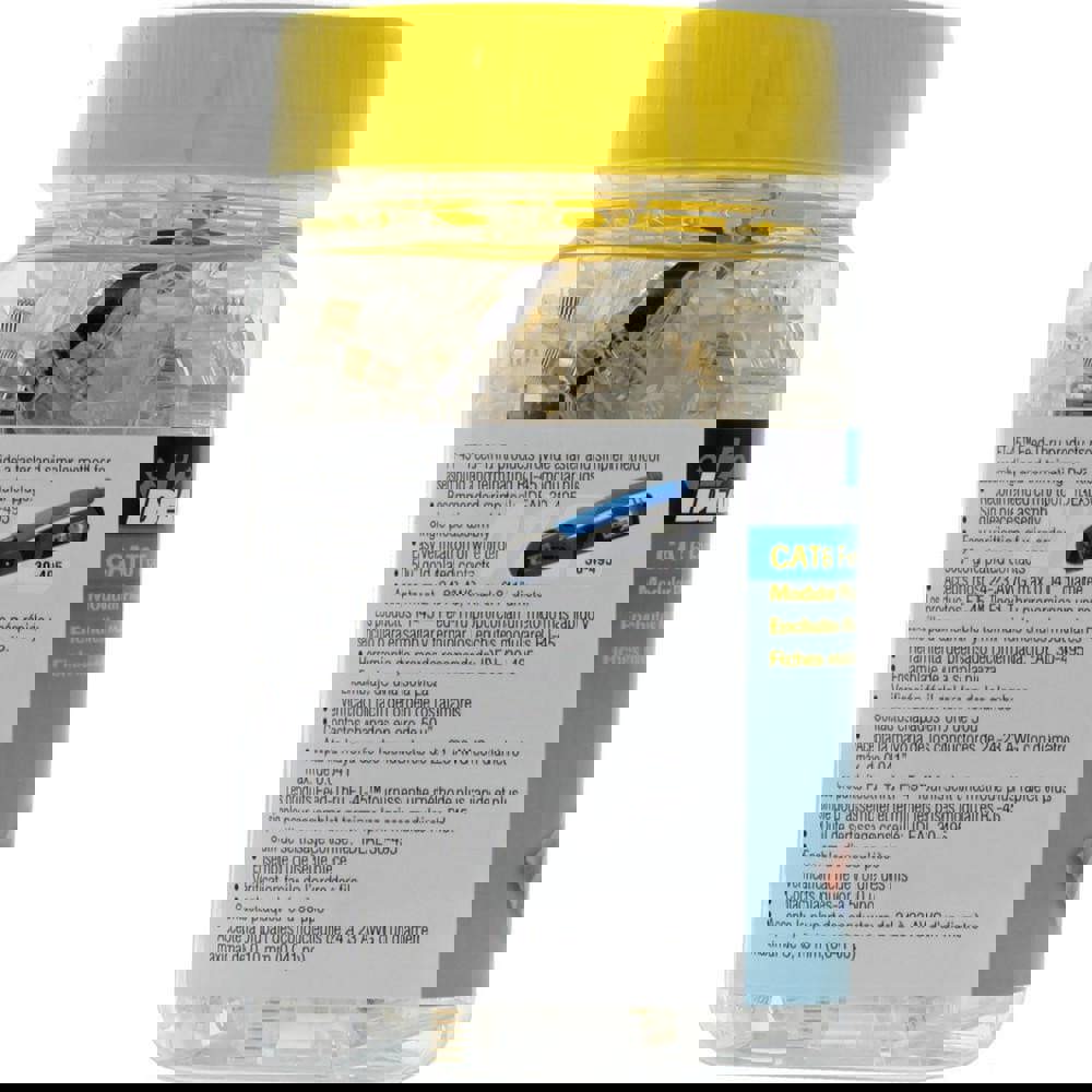 Modular Connectors; Connector Type: RJ45 ; Data Rating: Cat6 ; Number of Positions: 8 ; Number of Contacts: 8 ; UNSPSC Code: 39121400