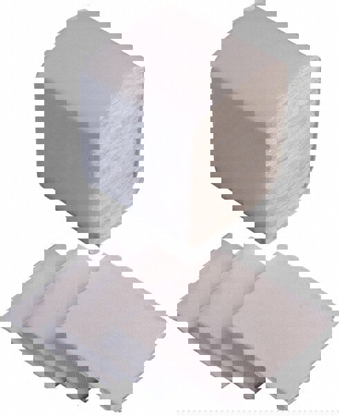 NAPKIN, PAPER, BIODEGRADABLE, QUARTER FOLDED, 1-PLY, WHITE, 12-1/4