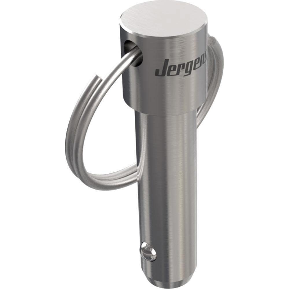 Ball Grip Quick-Release Pin: Ring Handle, 5 mm Pin Dia, 50 mm Usable Length