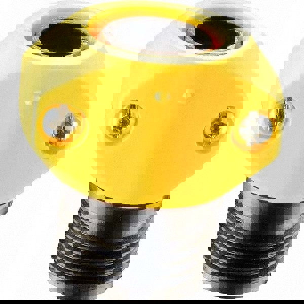 Garden Hose Clamp-Style Coupler: Male, 3/4