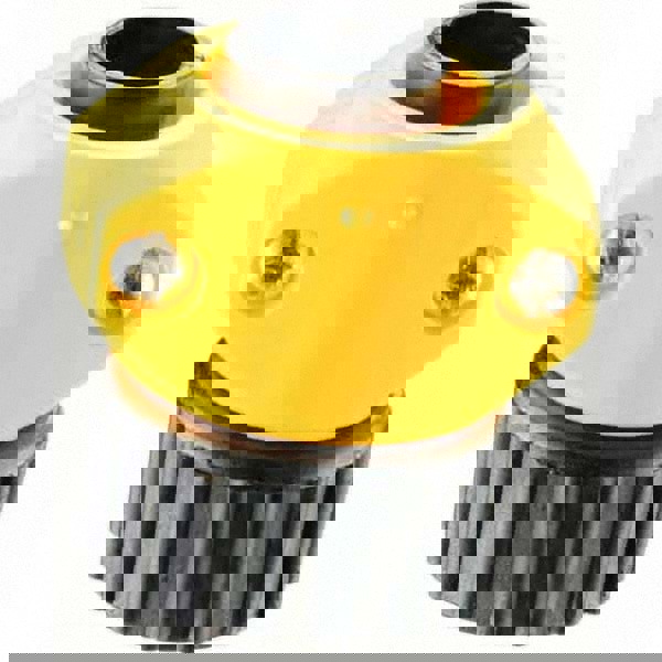 Garden Hose Clamp-Style Coupler: Male, 3/4