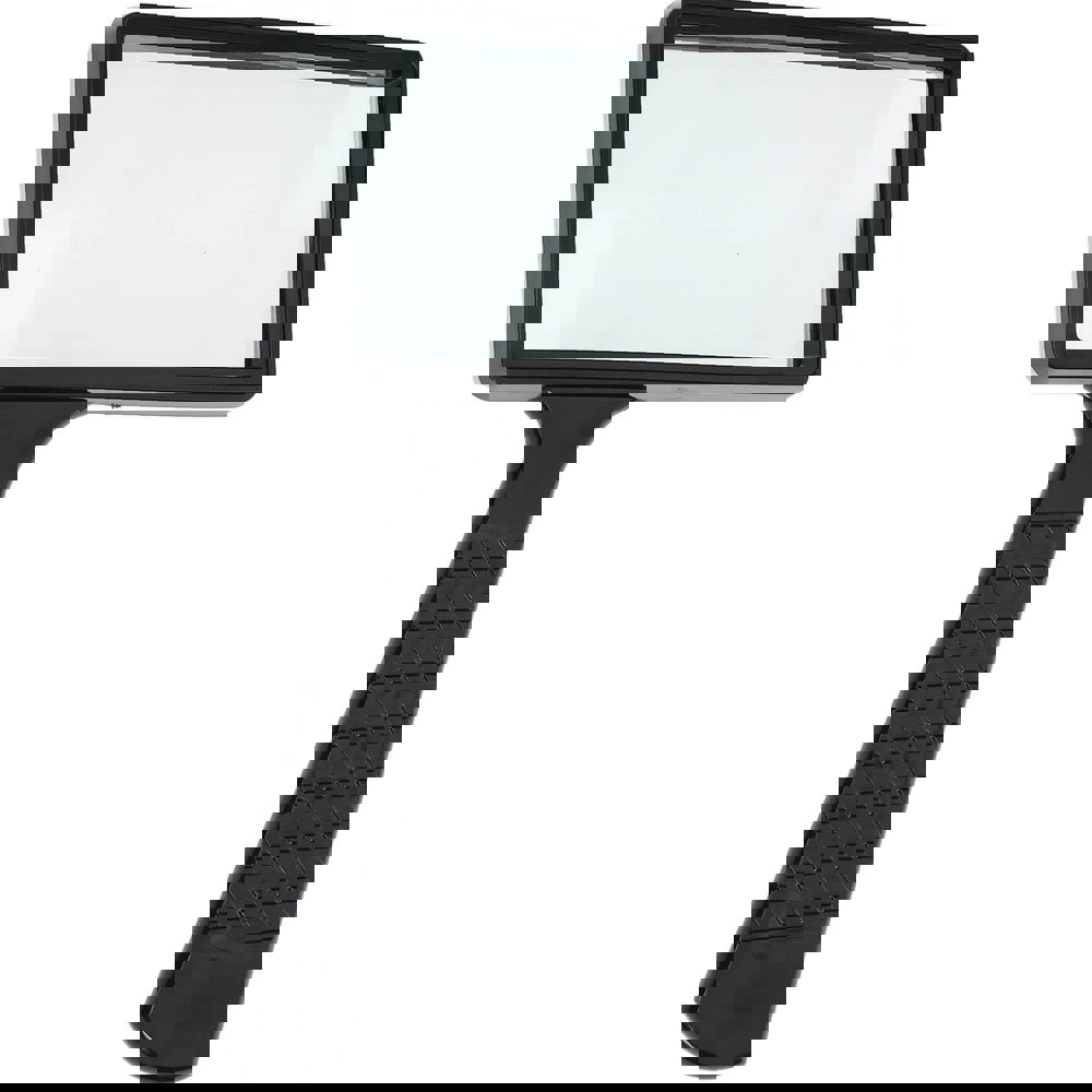 3x Magnification, 4 Inch Long x 2 Inch Wide, Glass Lens, Handheld Magnifier