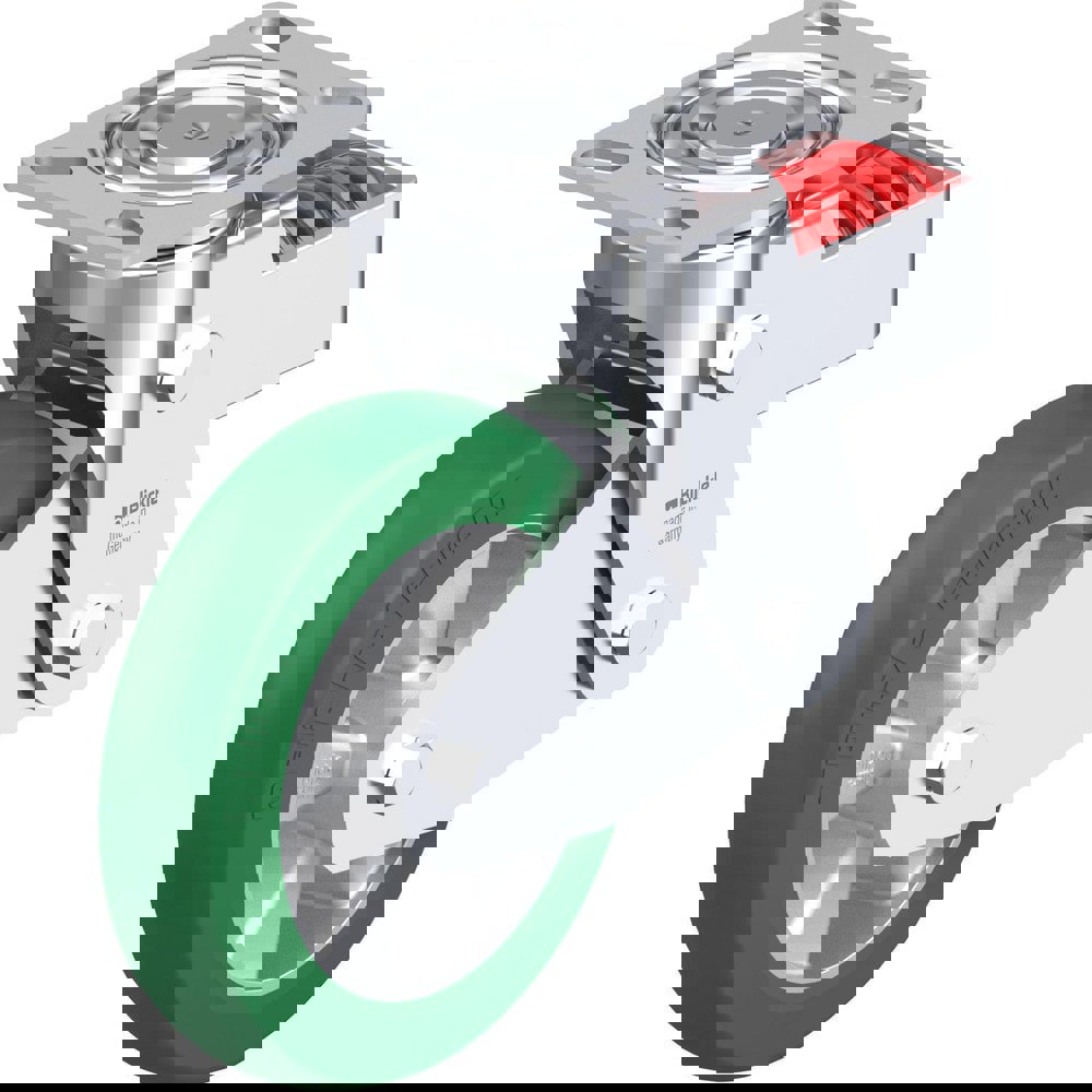 Top Plate Casters; Mount Type: Plate ; Number of Wheels: 1.000 ; Wheel Diameter (Inch): 4 ; Wheel Material: Rubber ; Wheel Width (Inch): 1-9/16 ; Wheel Color: Black