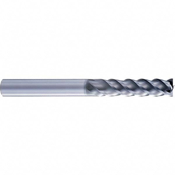 Square End Mill: 31mm LOC, 10mm Shank Dia, 90mm OAL, 4 Flutes, Solid Carbide