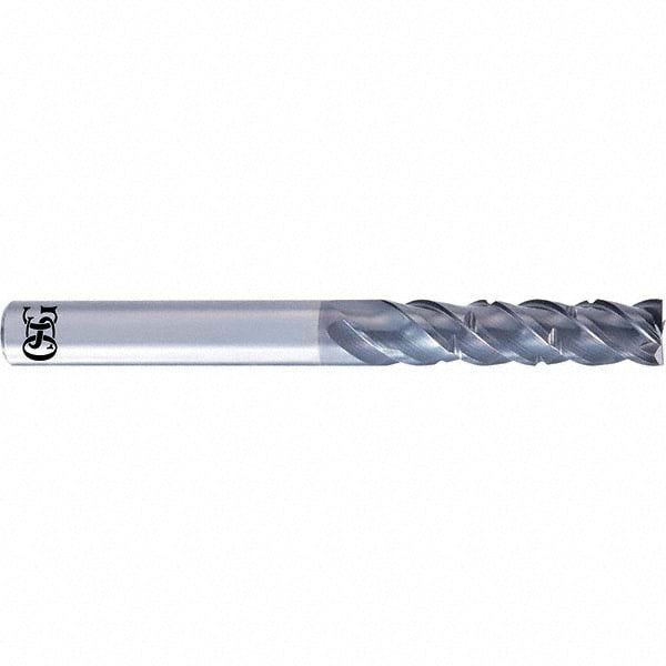 6mm Diam 4-Flute Variable Helix Solid Carbide Square Roughing & Finishing End Mill