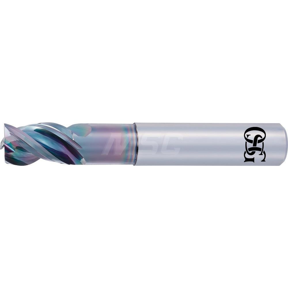 Square End Mill: 9mm LOC, 6mm Shank Dia, 60mm OAL, 3 Flutes, Solid Carbide