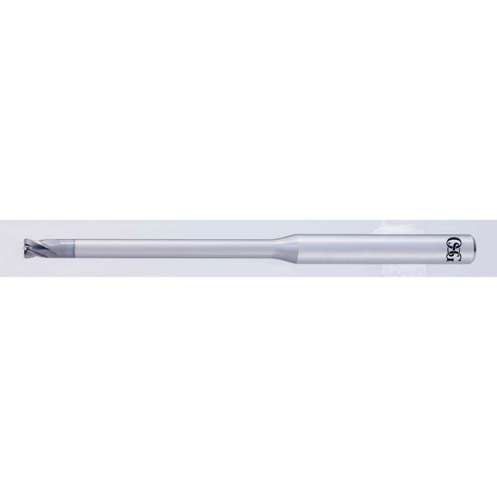 Corner Radius End Mill: 4 mm Dia, 3.2 mm LOC, 4 Flutes, Solid Carbide