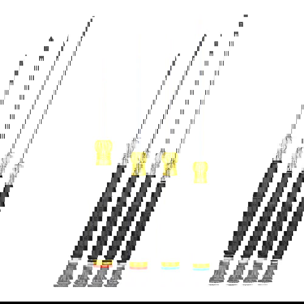 Screwdriver Sets; Screwdriver Types Included: Slotted & Phillips ; Container Type: Blister Pack ; Tether Style: Not Tether Capable ; Number Of Pieces: 4 ; Insulated: No ; Features: Cushion-Grip Handles; Rotating Caps