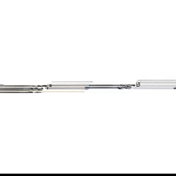 Extra Length Drill Bit: 1.8 mm Dia, 140 &deg; Point, Solid Carbide