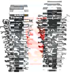 Combination Wrench Set: 12 Pc, 10