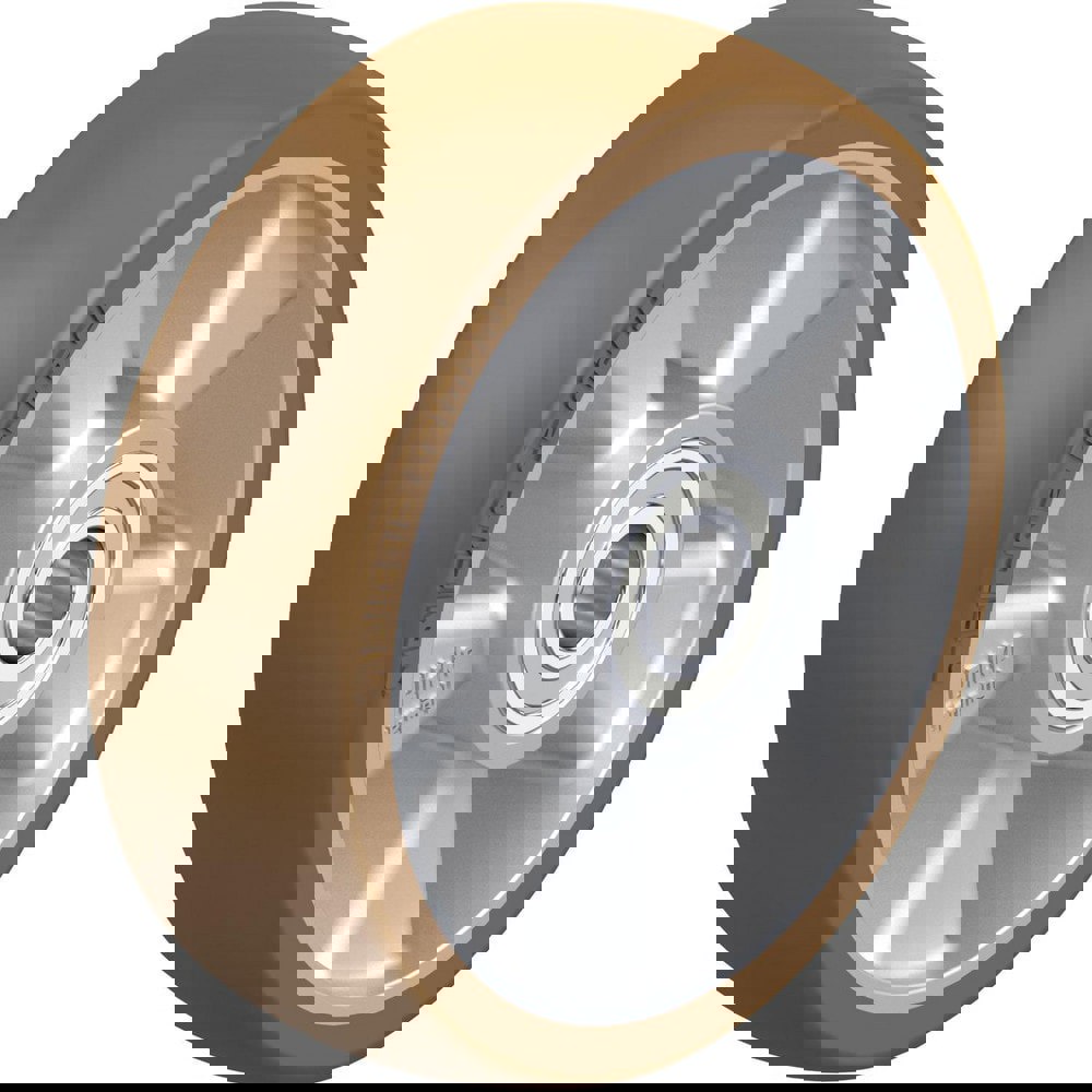Caster Wheels; Wheel Type: Rigid; Swivel ; Wheel Diameter (Inch): 5 ; Bearing Type: Ball ; Wheel Width (Inch): 1-9/16 ; Wheel Core Material: Die-Cast Aluminium ; Wheel Material: Polyurethane