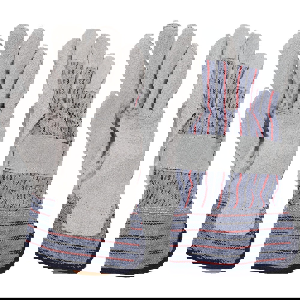 Work Gloves: PRO-SAFE Size X-Large, Cotton Lined, Cowhide