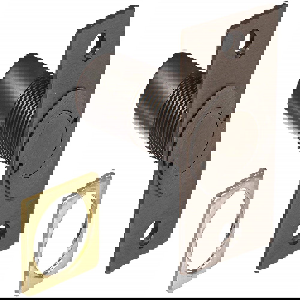 Strikes; Type: Dust Proof Strike ; Length (Inch): 5 ; Width (Inch): 5 ; Material: Brass ; Finish Coating: Oil-Rubbed Bronze