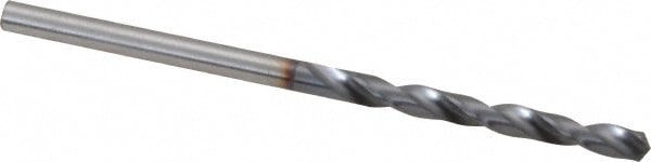 Jobber Length Drill Bit: 2.90 mm (0.1142) Dia, 120 deg, Vanadium High Speed Steel