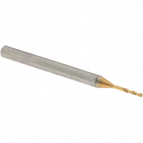 Screw Machine Length Drill Bit: #65 (0.0350) Dia, 150 deg, Vanadium High Speed Steel