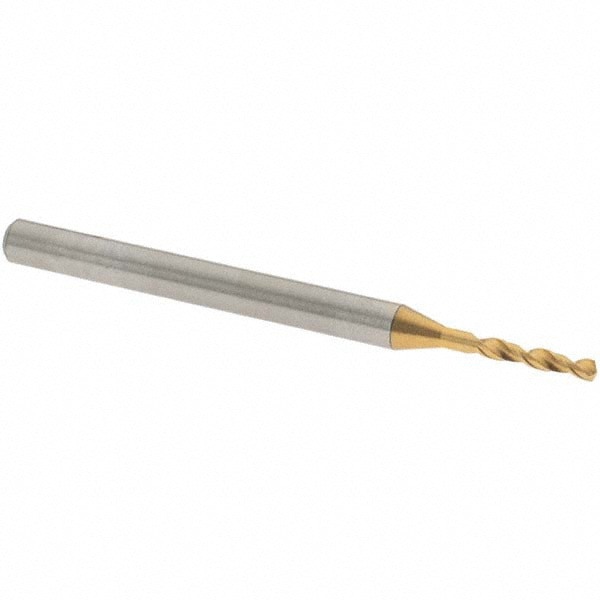 Screw Machine Length Drill Bit: 1.38 mm (0.0543) Dia, 140 deg, Vanadium High Speed Steel