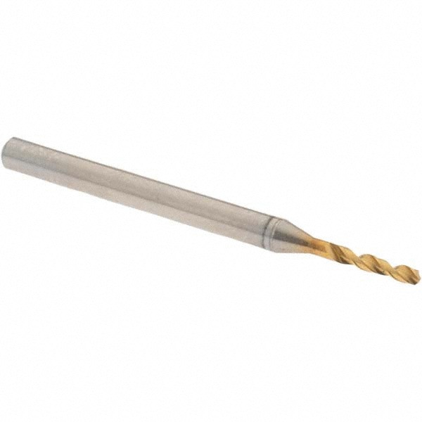 Screw Machine Length Drill Bit: 1.47 mm Dia, 140 &deg; Point, High Speed Steel