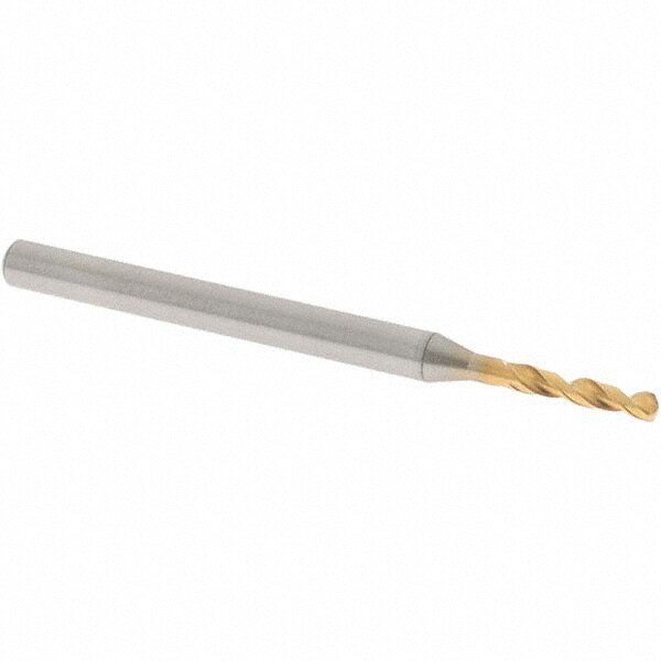 Screw Machine Length Drill Bit: 1.68 mm (0.0661) Dia, 140 deg, Vanadium High Speed Steel