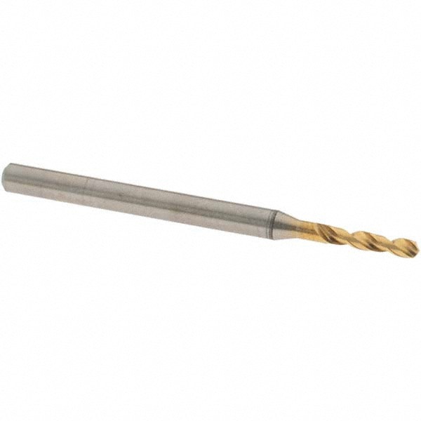 Screw Machine Length Drill Bit: 1.86 mm (0.0732) Dia, 140 deg, Vanadium High Speed Steel