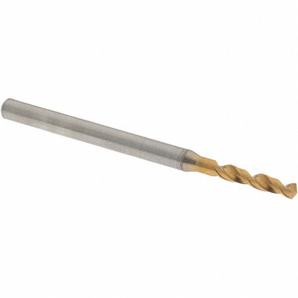 Screw Machine Length Drill Bit: 2.16 mm Dia, 130 deg Point, High-Speed Steel