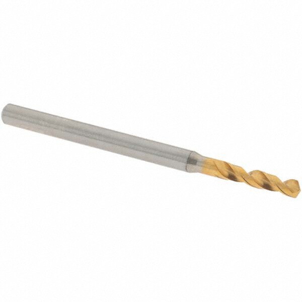 Screw Machine Length Drill Bit: 2.36 mm (0.0929) Dia, 130 deg, Vanadium High Speed Steel