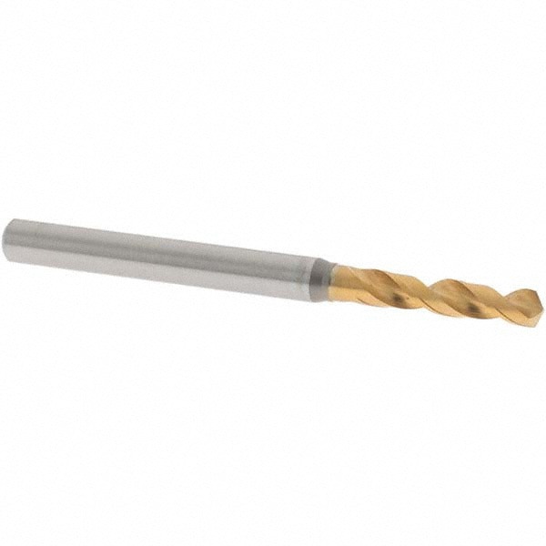 Screw Machine Length Drill Bit: #30 (0.1285) Dia, 130 deg, Vanadium High Speed Steel