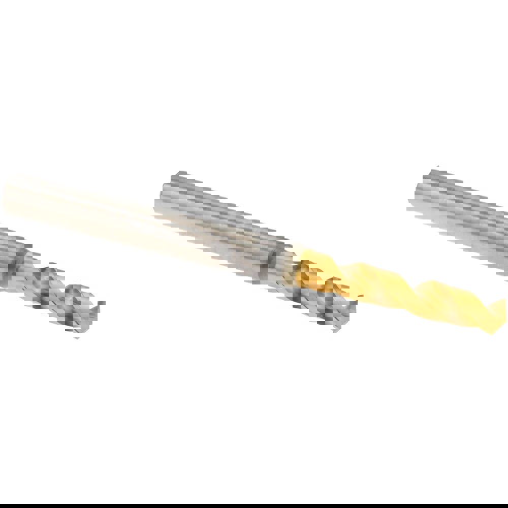 Screw Machine Length Drill Bit: 3.31 mm Dia, 130 deg Point, High-Speed Steel