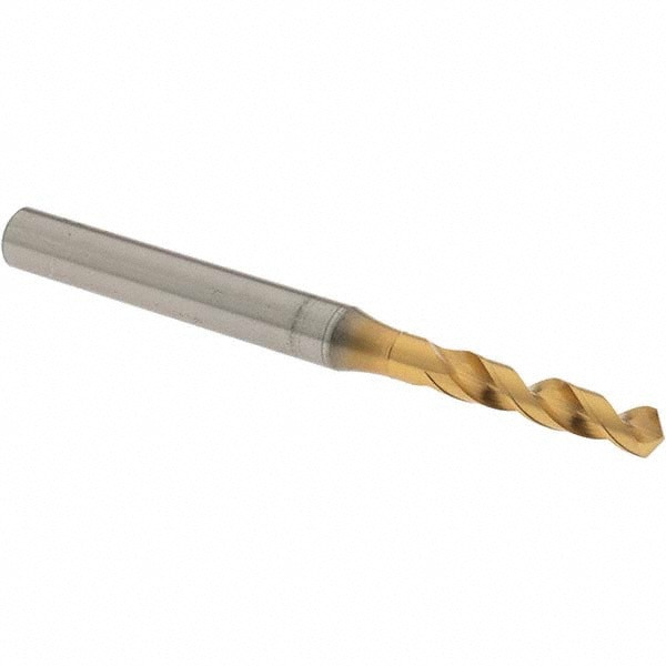 Screw Machine Length Drill Bit: 4.32 mm Dia, 120 deg Point, High-Speed Steel