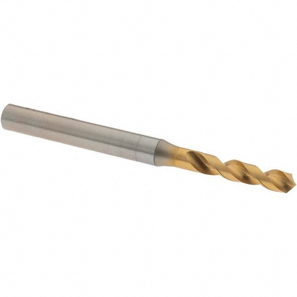 Screw Machine Length Drill Bit: 4.48 mm Dia, 120 deg Point, High-Speed Steel