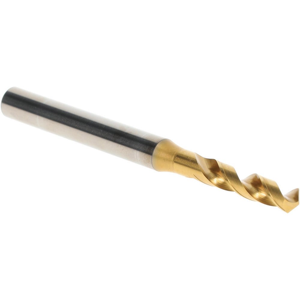 Screw Machine Length Drill Bit: Size #15, 120 deg Point, High-Speed Steel