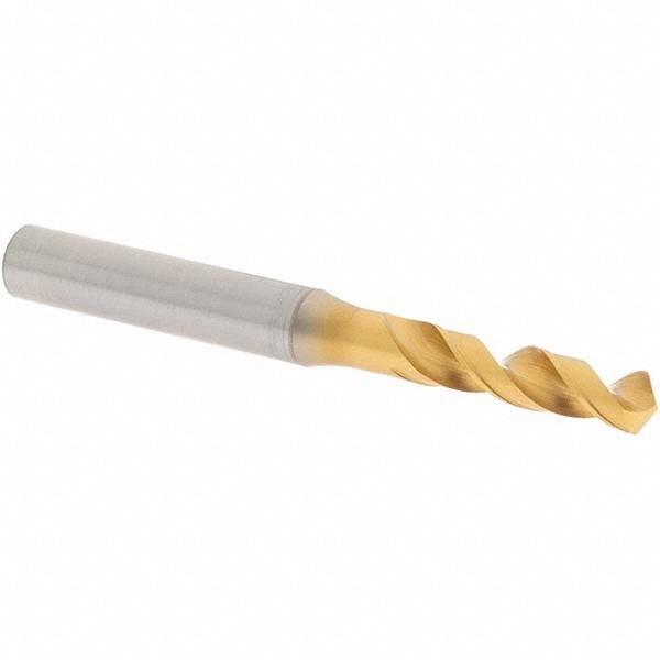 Screw Machine Length Drill Bit: Letter C, (0.2420) Dia, 120 deg, Vanadium High Speed Steel