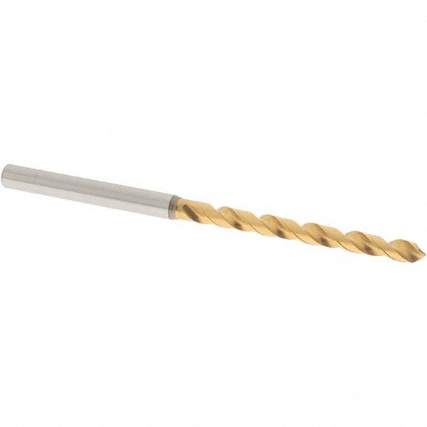 Jobber Drill: 3.36 mm Dia, 130 deg Point, Vanadium High Speed Steel