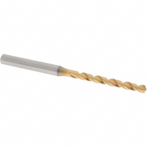 Jobber Length Drill Bit: 4.12 mm (0.1622) Dia, 120 deg, Vanadium High Speed Steel