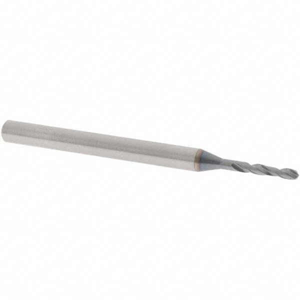 Screw Machine Length Drill Bit: #54 (0.0550) Dia, 130 deg, Powdered Metal