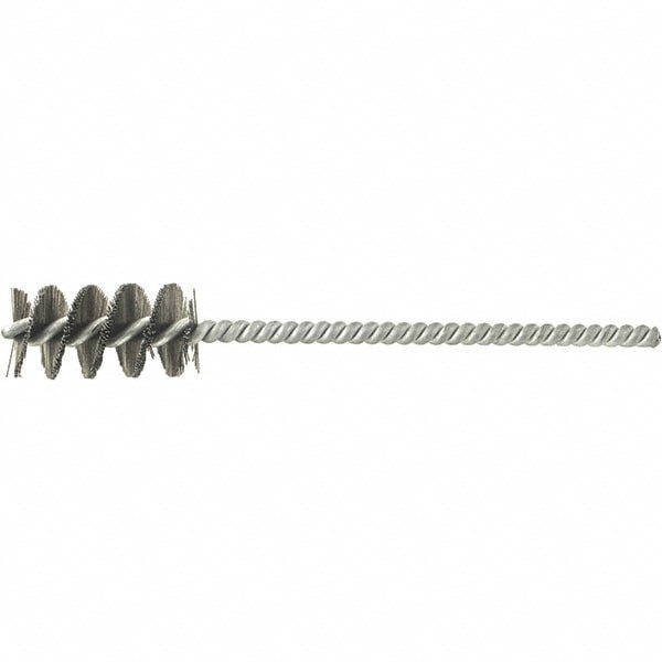 Power Tube Brush: Helical, Stainless Steel