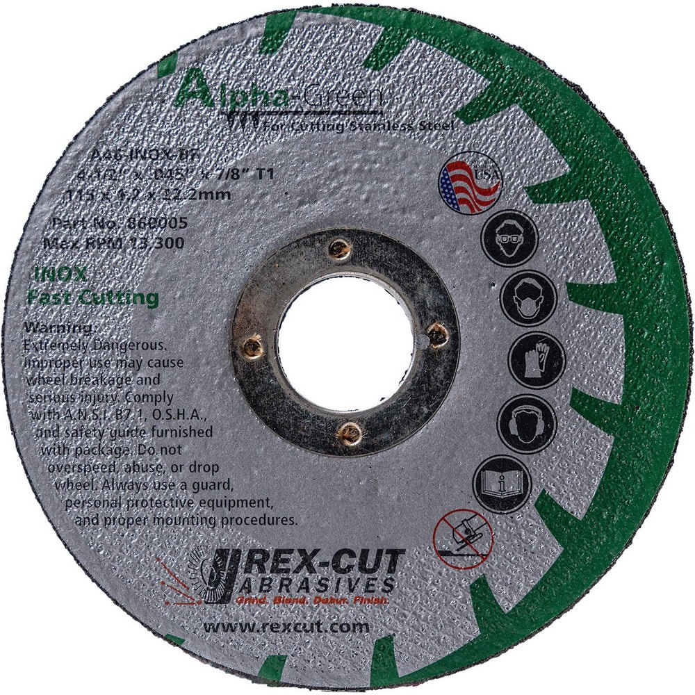 Cutoff Wheels; Wheel Diameter (Inch): 3 ; Wheel Thickness (Inch): 0.04 ; Hole Size (Inch): 3/8 ; Abrasive Material: Aluminum Oxide ; Reinforced: Reinforced ; Grit: 60