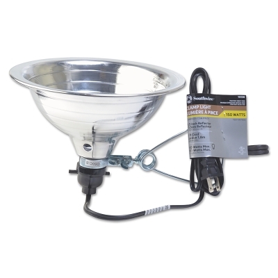 FLOOD & HANDY CLAMP LAMPS 18/2 6FT BLACK C