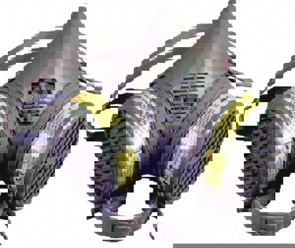 Half Facepiece Respirator with Cartridge: Large, Thermoplastic Elastomer, Snap-In