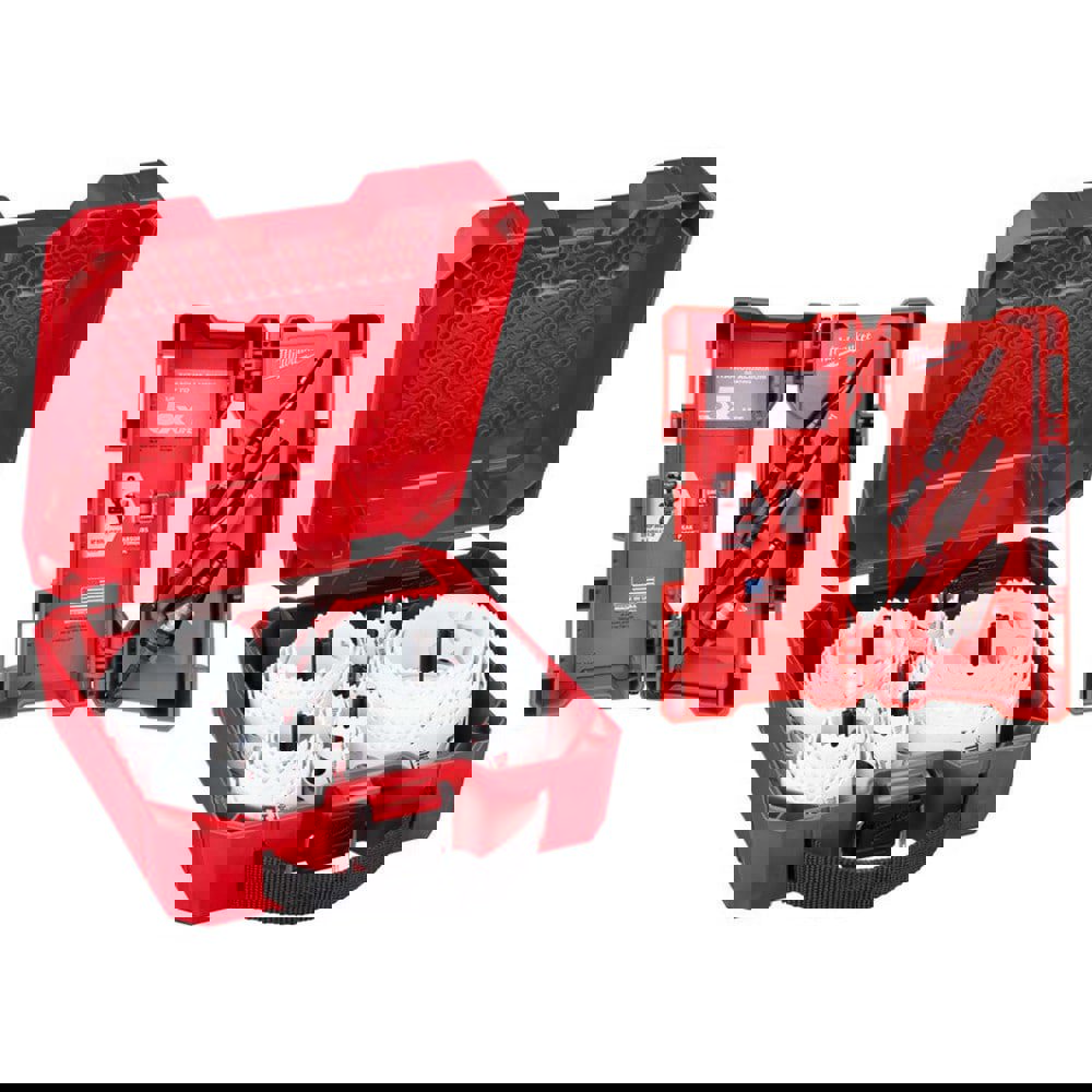 Hole Saw Kits; Minimum Saw Diameter (Decimal Inch): 3/4 ; Maximum Saw Diameter (Decimal Inch): 4-3/4 ; Number of Hole Saws: 22 ; Maximum Cutting Depth: 1.625 ; Cutting Edge Style: Toothed ; Material: Bi-Metal