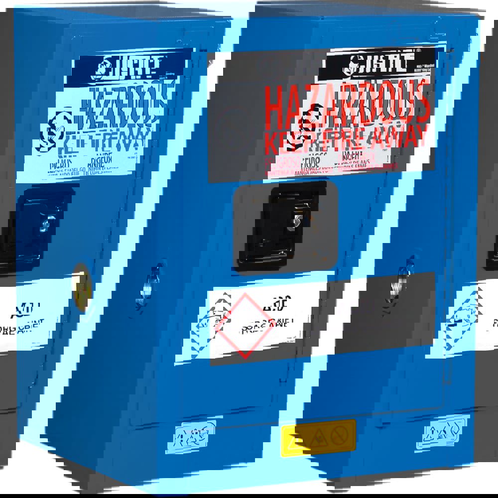 Space Saver Cabinet: Self-Closing, 1 Shelf, Blue