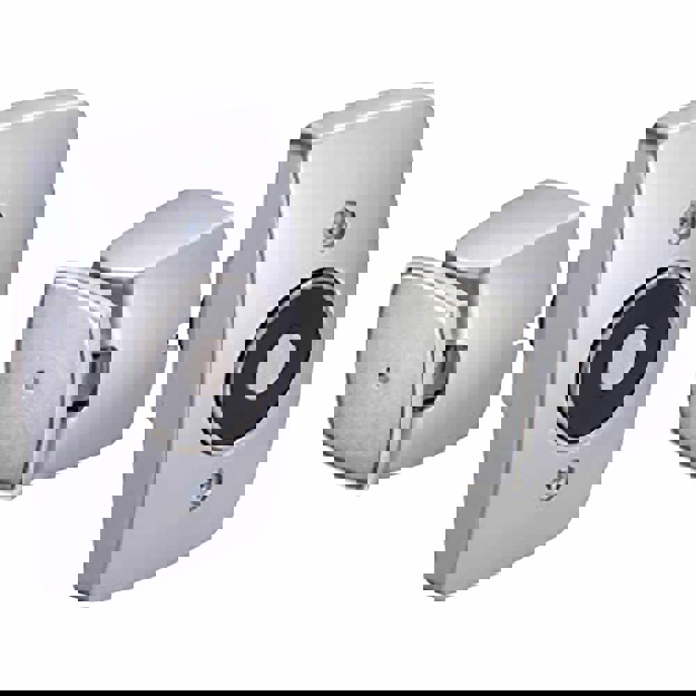 Holders; Overall Length: 2.50 ; Finish/Coating: Sprayed Aluminum ; Stem Length: 5/8 (Inch)