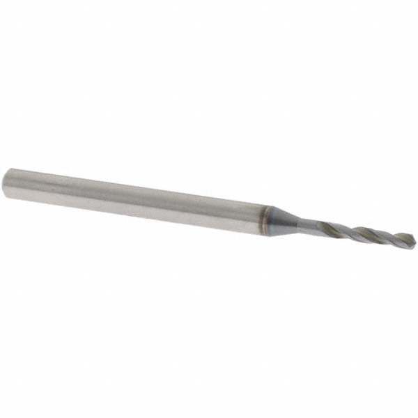 Screw Machine Length Drill Bit: #53 (0.0595) Dia, 130 deg, Powdered Metal
