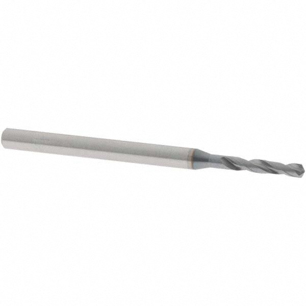 Screw Machine Length Drill Bit: #48 (0.0760) Dia, 130 deg, Powdered Metal